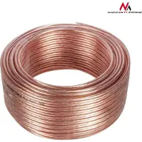 Macleans MCTV-510 - Bulkhögtalarkabel - 1.5 mm² - 25 m - transparent