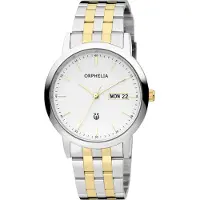 Orphelia armbandsur för män Momento analog kvarts armband Silver/guld