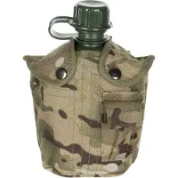 MFH - Max Fuchs MFH US Fältflaska med Nylonöverdrag 1L (Färg: Operation Camo)
