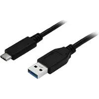 StarTech.com USB-kabel USB 3.0 USB-C-kontakt 1 m Svart USB315AC1M
