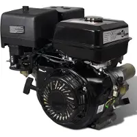vidaXL Bensinmotor 15 Hk, 11 Kw, Svart