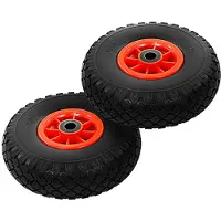Super Merchant Vidaxl Hjul till Transportvagn, 2 st, Solida, Polyuretan, 3.00-4