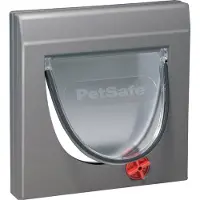 Staywell 915 Manual 4 way Locking Catflap grå kattlucka