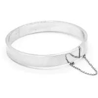 None Armband bangle rodinerad 925 Sterling Silver 62mm K6/ROD.10mm