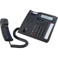 AGFEO T 18, Analog telefon, Högtalartelefon, 99 poster, Svart