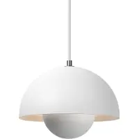 &tradition Taklampa &Tradition, Flowerpot VP1, dimbara, Vit, Vardagsrum, Metall, Design