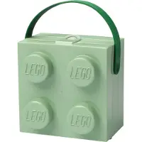 LEGO Matlåda - 4 Knoppar - 2,8 L - Sand Green - - One Size - Matlåda