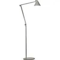 Louis Poulsen Golvlampa , NJP, dimbara, Grå, Vardagsrum, Metall, Design