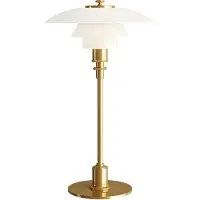 Louis Poulsen Bordslampa , PH 2/1, Guld / mässing, Vardagsrum, Metall, Design