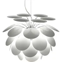 Marset Taklampa , Discocó, dimbara, Vit, Vardagsrum, Plast, Design