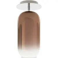 Artemide Taklampor , Gople Mini, dimbara, Brons / antikmässing, Vardagsrum, Glas, Design