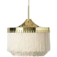 Warm Nordic Taklampa , Fringe, dimbara, Beige, Vardagsrum, Metall, Vintage / retro