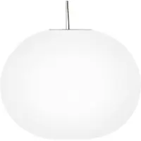 Flos Design pendellampa GLO-BALL, dimbar, Vitt / opal, Vardagsrum / matsal, Glas, Design, Pendellampa
