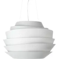 Foscarini Taklampa , Le Soleil, dimbara, Vit, Vardagsrum, Plast, Design