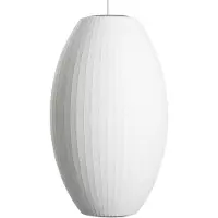 HAY Taklampa , Nelson Cigar Bubble, dimbara, Vit, Vardagsrum, Plast, Design
