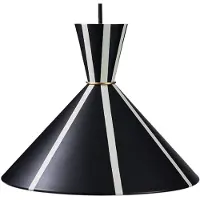 Warm Nordic Taklampa , Bloom Stripe, dimbara, Vit, Matsal, Metall, Vintage / retro