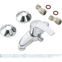 GROHE Eurosmart - Etgrebsbatteri till brus - Krom - 33555002