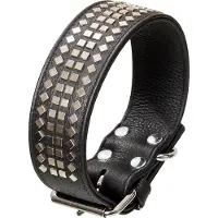 Karlie Vintage Square Stud Hundhalsband