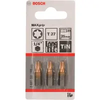 Bosch Bits spår Max Grip; T; 3 st.