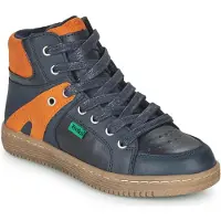 Kickers Höga sneakers Lowell pojkar - Blå - 32