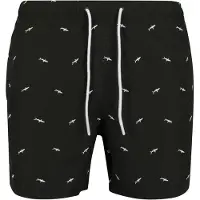Urban Classics Badshorts svart / vit