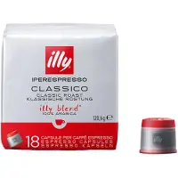 Illy 7990, Kaffekapslar, Kaffe, Medelrostade, iperEspresso, 18 styck, Väska