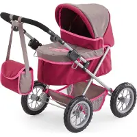 Bayer dockvagn rosa-grå (13078AA)
