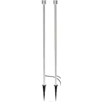 Konstsmide 7965-000 Spot Light LED-utomhusmarkbelysning EEK: G (A - G) Set 2 st LED LED fast installerad 6 W Aluminium