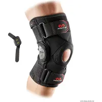 Mcdavid Knee Brace With Polycentric Hinges And Cross Straps Svart 2XL