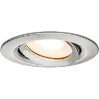 Paulmann 928.97, Nedtryckbar spotlight, GU10, 1 lampor, LED, 2700 K, Vit