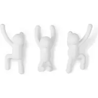Umbra Väggkrokar 3-pack, Bubby, Umbra, Vit
