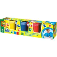 SES Creative Fingerfärg - Min första Set - 4 Färger - - One Size - Måling