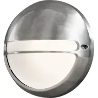 Konstsmide 7333-000, Väggbelysning för utomhusbruk, Gjuten aluminium, Vit, Trädgård, Terass, Vit, 1 lampor, Varmvitt