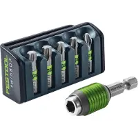 Festool Bitssats för skruvmejsel 204383; TX/PZ; 5 st. + bitshållare