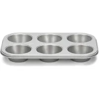 Patisse muffinsformar 6 st 27 cm Silver Top universell