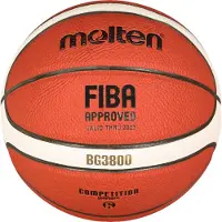 Molten BG3800 FIBA-godknd basket | Kompositlder | Inomhus | Storlek 7 | Lmplig fr pojkar 14 r plus och vuxna | Orange/Elfenben