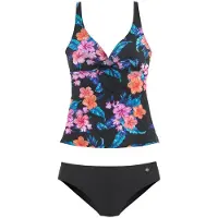 LASCANA Tankini blå / lila / orange / svart