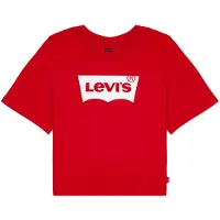 Levi's T-shirts med korta ärmar LIGHT BRIGHT CROPPED TEE flickor - Röd - 16 år