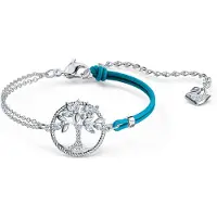 Swarovski Swa Symbol Brilliant Livets Träd Kristallarmband Damarmband Blå 5521494 Box (Random Color),F,Blue