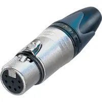 Neutrik NC7FXX XLR-kontakter Hona rak Antal poler: 7 Silver 1 st