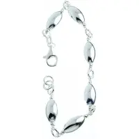 None Armband 925 Sterling Silver 8mm OLIIVI8MM/19