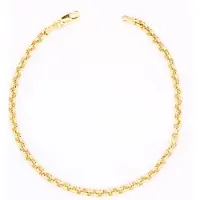 None Guldkedja ärtlänk 3.2mm 14k guld 19cm PAPU3.2/19