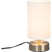 QAZQA Modern bordslampa vit rund 12 cm - Milo 2