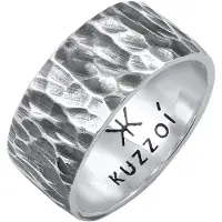KUZZOI Ring svart / silver