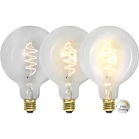 Star Trading Globlampa 3-stegs dimbar G125 E27 LED 4W 2100K 270 lumen