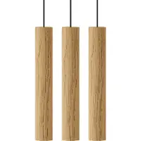 UMAGE Taklampa , Chimes Cluster 3, Trä, Vardagsrum, Trä, Design