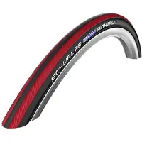 Schwalbe Rightrun Active Clincher Tyre 24x1.00" for Wheelchair svart/röd 25-540 | 24x1,00" 2022 Däck med punkteringsskydd