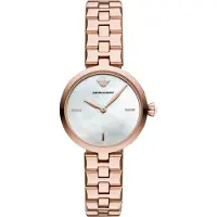 Giorgio Armani Kvinno Klocka Quartz - - AR11196 - Rostfritt Stål - Vattentålighet 5 ATM - Analogisk