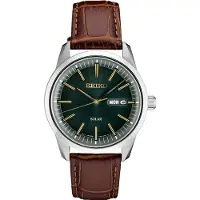 Seiko Conceptual SNE529P SNE529P1 SNE529 Analog Solar herrklocka grön