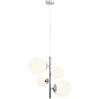 Aldex Taklampa , Dione, dimbara, Metallisk, Vardagsrum, Glas, Modern